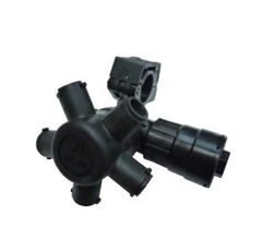 Porte buse Pentajet droit avec anti-goutte à air Viton ø28 perçage 10 mm | HARDI-EVRARD