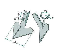 Soc pour vibroculteur KÖCKERLING 504032 adaptable
