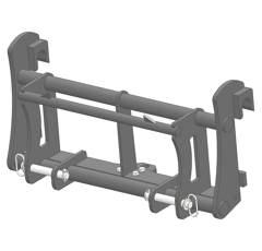 Interface pour télescopique MERLO/CLAAS|KRAMER|WEIDEMANN adaptable