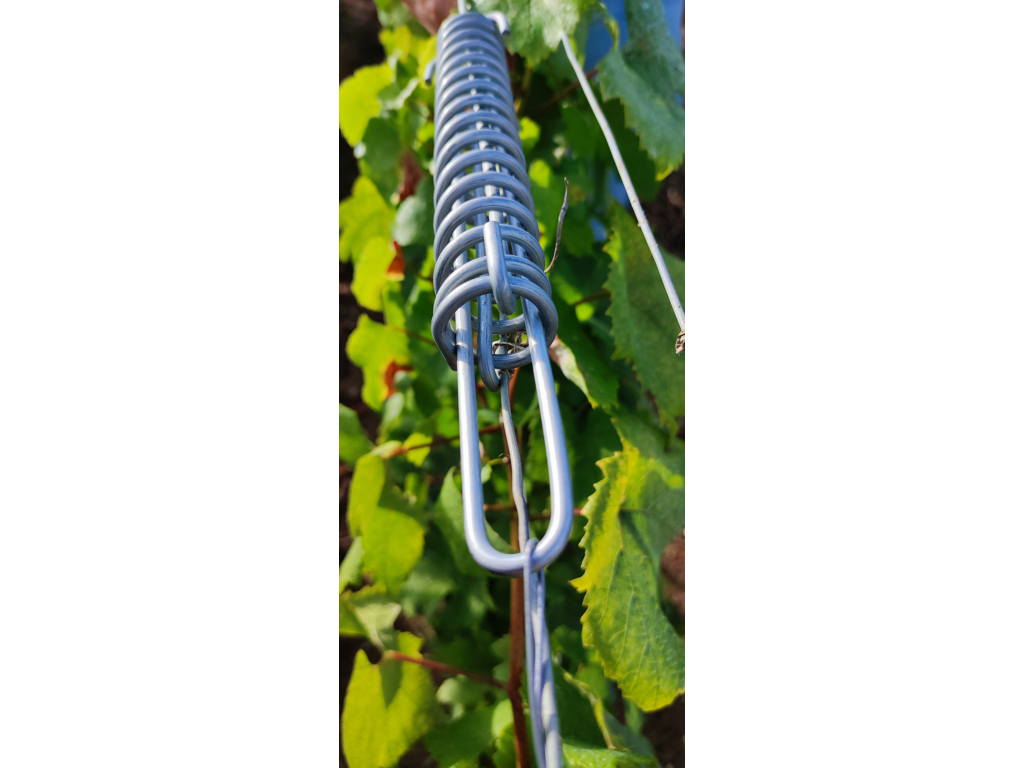 2 Ressorts Compensation Thermique VOSS.farming - Galvanisé - Grand Modèle - Pour Clôtures Fil