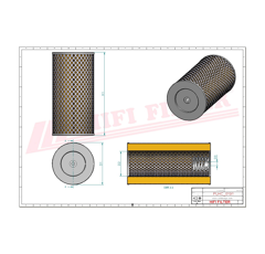 Filtre hydraulique adaptable HIFI FILTER SH52617
