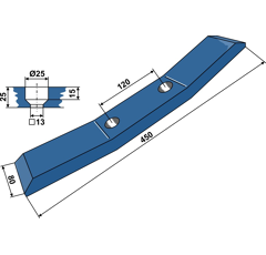 Meisselschar 3371686M Lemken Nachbau