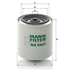 MANN  Kühl-Wasserfilter WA9401