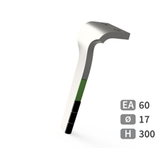 Dent de herse rotative Gauche 3 plaquettes carbure avec rechargement BREVIGLIERI 0060184S adaptable