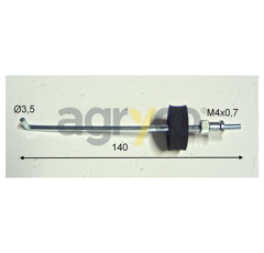 Tige pour téléscopique MERLO 70373 adaptable