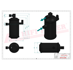 Deshydrateur Climatisation adaptable HIFI FILTER DYH50011