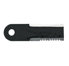 Couteau cranté pour moissonneuse-batteuse NEW HOLLAND 322326450 adaptable - BlackSteel©