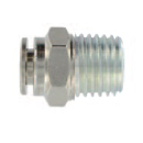 Raccord Air Droit 1/8" x ø 4 mm - Laiton