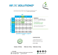 SOLUTIONO - Correcteur d'eau / pH
