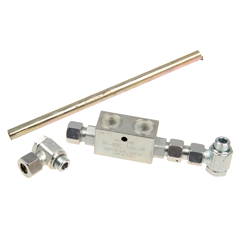 Sperrblock2x Einschraubgewinde 3/8"