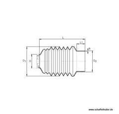 Schutztrichter SC 25  / SD 25 / 22 1139405 - Walterscheid
