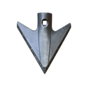 Aileron triangulaire avec plaquettes carbure pour bineuse plat EINBÖCK 15.269.01 adaptable