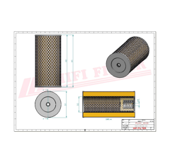 Filtre hydraulique adaptable HIFI FILTER SH66198