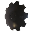 Disque crénelé ∅510x5 pour déchaumeur SAMSON adaptable - Blacksteel©