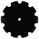Disque crénelé ∅660x6 pour cover crop KUHN 117109 adaptable