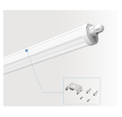 Reglette Led Intégrée pour étable 5000K (x4)