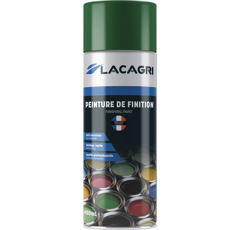 Peinture de finition Vert foncé UNIVERSEL aérosol 400ml| LACAGRI