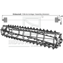 Krümlerwalze 1150 mm mit durchgehender Welle – Nachbau