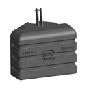 Frontgewicht TW-B 1200 kg, GrauKat. 2 Tenwinkel 