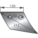 Soc de rasette droit  pour charrue NAUD 04031101D adaptable