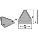 Mähmesserklinge New Holland Nachbau 81106