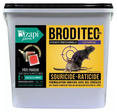 Souricide raticide pro broditec pâte 5 kg - ZAPI