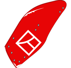 Versoir 14'' - 18'' gauche pour charrue KVERNELAND KK07328794 adaptable - Blacksteel©