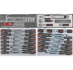 Servante d'atelier Complète -  8 tiroirs et 437 outils | FORCE