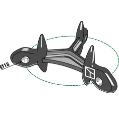 Régénérateur de prairie Ø 202 mm adaptable