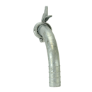 Raccord cannelé galva PERROT 90° -  Ø125 mm