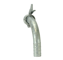 Raccord cannelé galva PERROT 90° - Ø150 mm