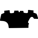 Gummimatte Octagon passend für NEW HOLLAND T5 T 5 ab 2019, T6 T 6 ab 2012 und  T7 T 7 ab Baujahr 2011