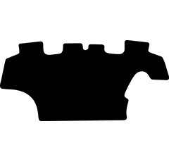 Passform Fußmatte passend für NEW HOLLAND T5 T 5 ab 2019, T6 T 6 ab 2012 und  T7 T 7 ab Baujahr 2011