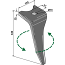 Kreiseleggenzinken - links RHAMA10L RH  Amazone