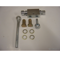 Sperrblock 2x Einschraubgewinde 3/8"2x Rohranschluss M18x1,5 203431 Walterscheid