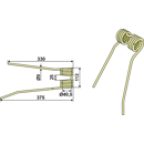 Dent de fenaison gauche pour faneuse PÖTTINGER 436.002 adaptable - BlackSteel©