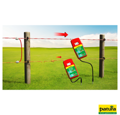 Voltmètre numérique avec simulateur de contact animal sur clôture - PATURA