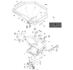 Vérin hydraulique pour épandeur à engrais AMAZONE 0232700 origine
