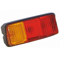 Cabochon pour groupe feux 3 fonctions pour tracteur adaptable