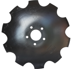 Disque crénelé ∅510x5 pour déchaumeur adaptable - Blacksteel©