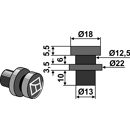 Sicherungsschraube: Halteschraube 25 mm Nachbau
