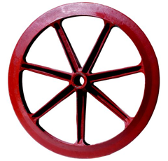 Rueda empacadora Ø 900 x 71 x 100 mm adaptable - BlackSteel©