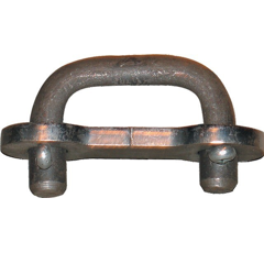 Attache à plaque forgée Ø 14 x 42 mm pour chaine marine adaptable