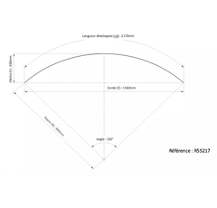 Garde boue pour pulvérisateur R55217 adaptable | DUNLOFLEX
