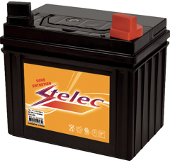 Battérie humide renforçée 12 V - 28 Ah - P+ à droite