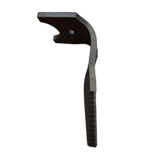 Dent de herse rotative Droite plaquettes carbure triangulaires, fixation rapide HORSCH 380426 adaptable