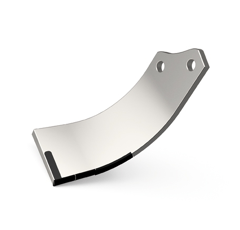 Lame de fraise hélicoïdale Gauche avec plaquettes carbure KUHN 51937100 adaptable