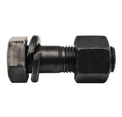 Boulon à tête hexagonale M16x1,5x47 avec écrou à freinage interne adaptable - Blacksteel©