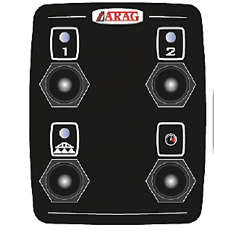 Boîtier de commande pulvérisation 2 tronçons 12V faisceau 4 m - ARAG