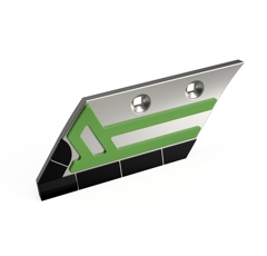 Soc de rasette Gauche carbure et rechargement pour charrue KUHN HUARD 631101 adaptable